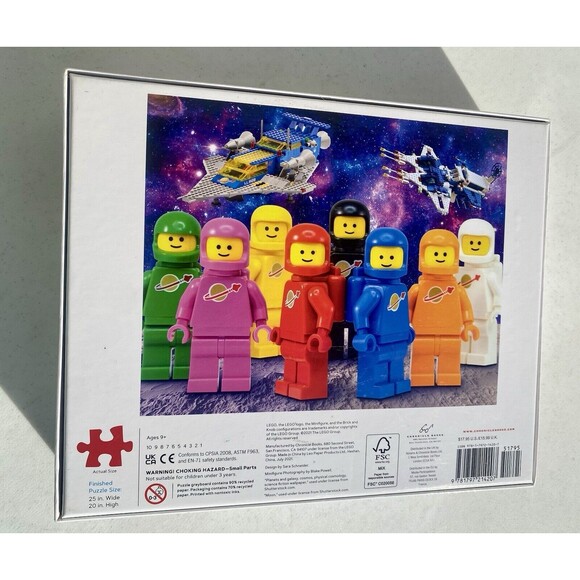 LEGO X Chronicle Books Lego Space Stars Minifigures- 1000 piece Puzzle - Picture 5 of 14